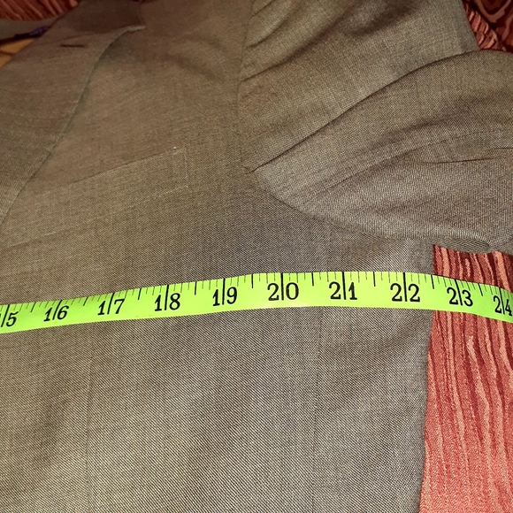 RALPH LAUREN PURPLE LABEL 2 Button Long Sleeve 100% Wool Blazer Men's Sz 44L - Picture 15 of 16